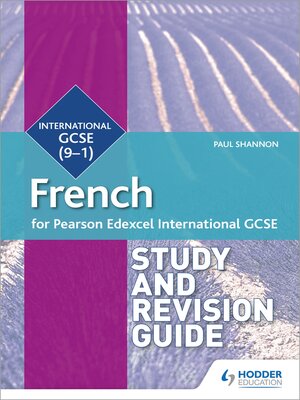 cover image of Pearson Edexcel International GCSE French Study and Revision Guide